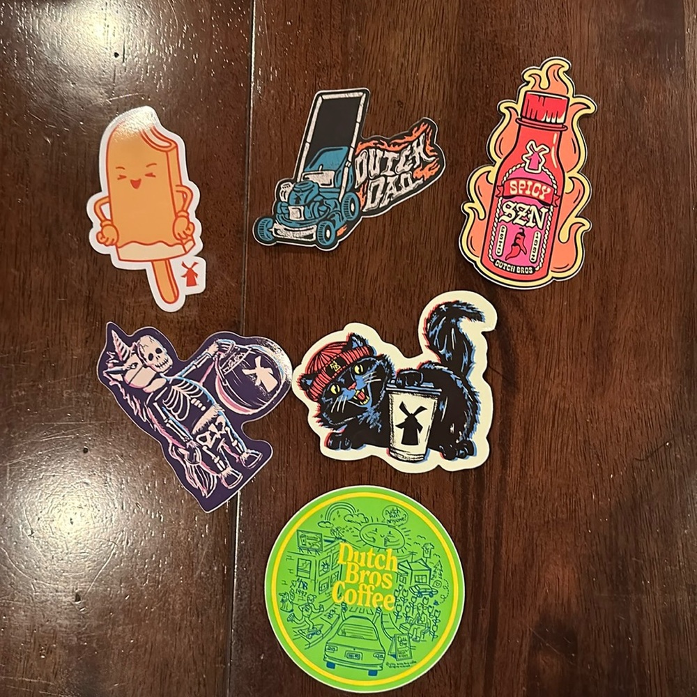 dutch bros sticker bundle